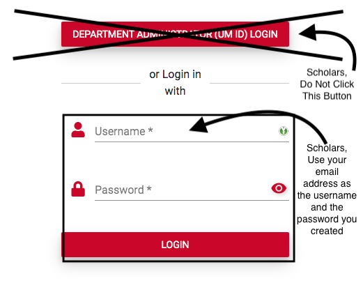 scholar login instructions