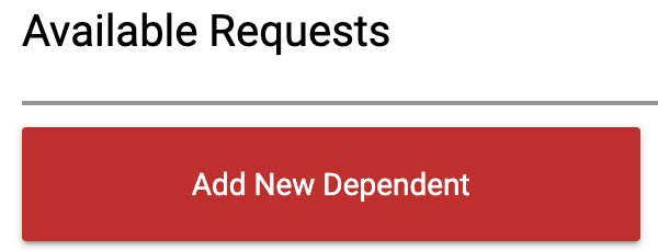 Add new dependent button 